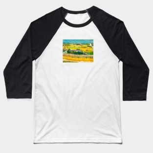 village landscape painting Baseball T-Shirt